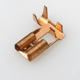 Steel  Female Terminal connector manufacturer - Flag Lock 6,3 Nickel 0,5-1,0 Savoy Technology ref 25505-417-031